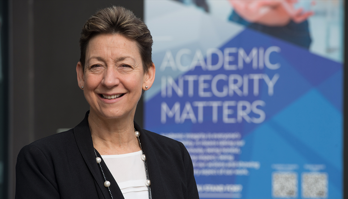 Image of Dr. Tracey Bretag, the University of South Australia, leading scholar and expert on academic integrity - Keynote speaker for the event
